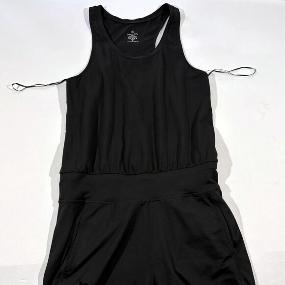 Sweaty Betty Gary Supersoft Relaxed Fit Racerback Jumpsuit Athleisure Black Sz M - Picture 2 of 11